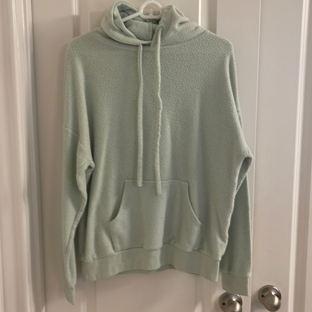 Soft Serve Cloud Cotton Hoodie in Ocean Mint